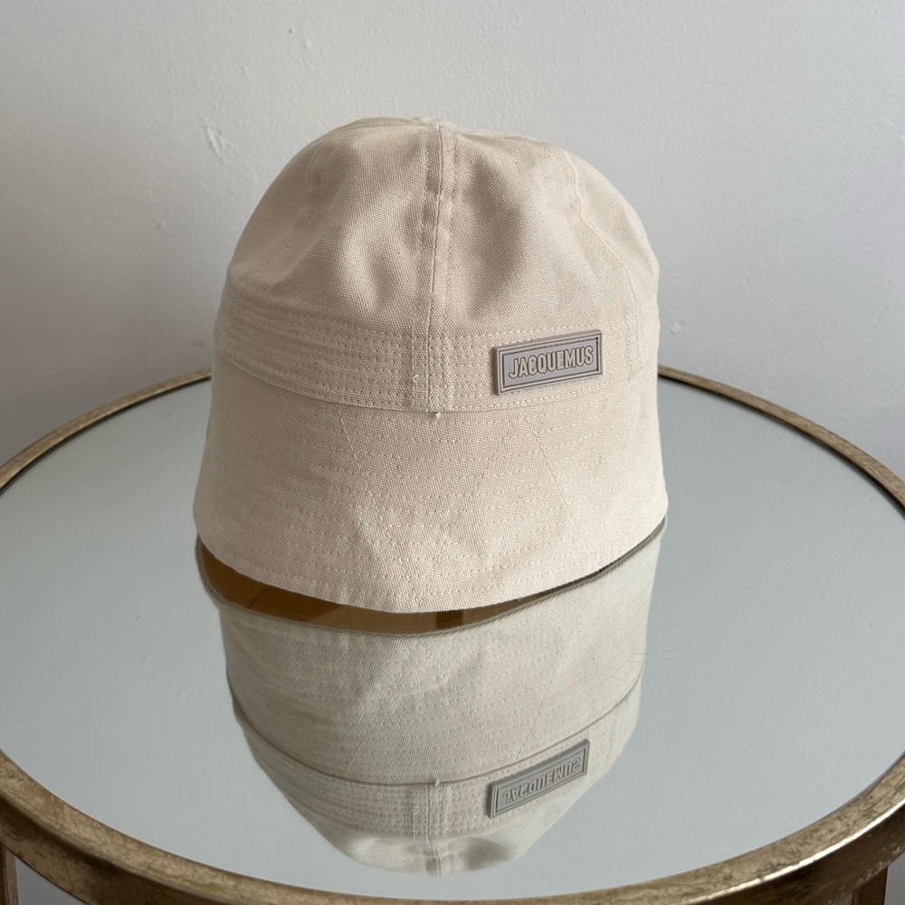 JACQUEMUS Canvas bucket hat